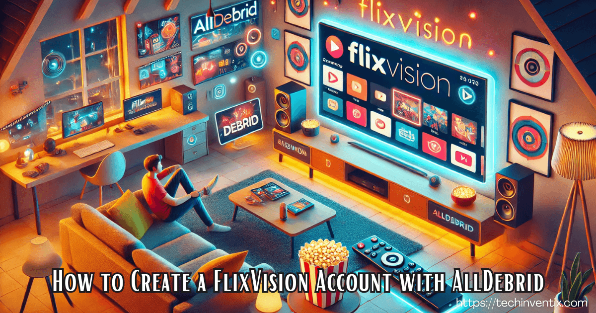 How to Create a FlixVision Account with AllDebrid