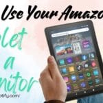 can you use amazon fire tablet as a monitor​