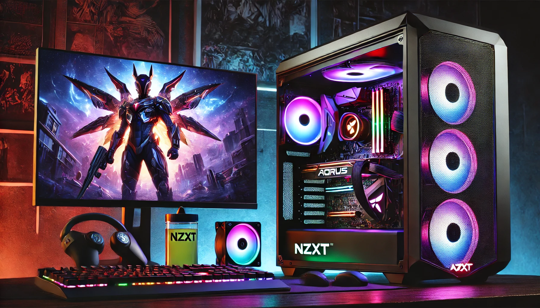 aorus z590 xtreme with nzxt cooler