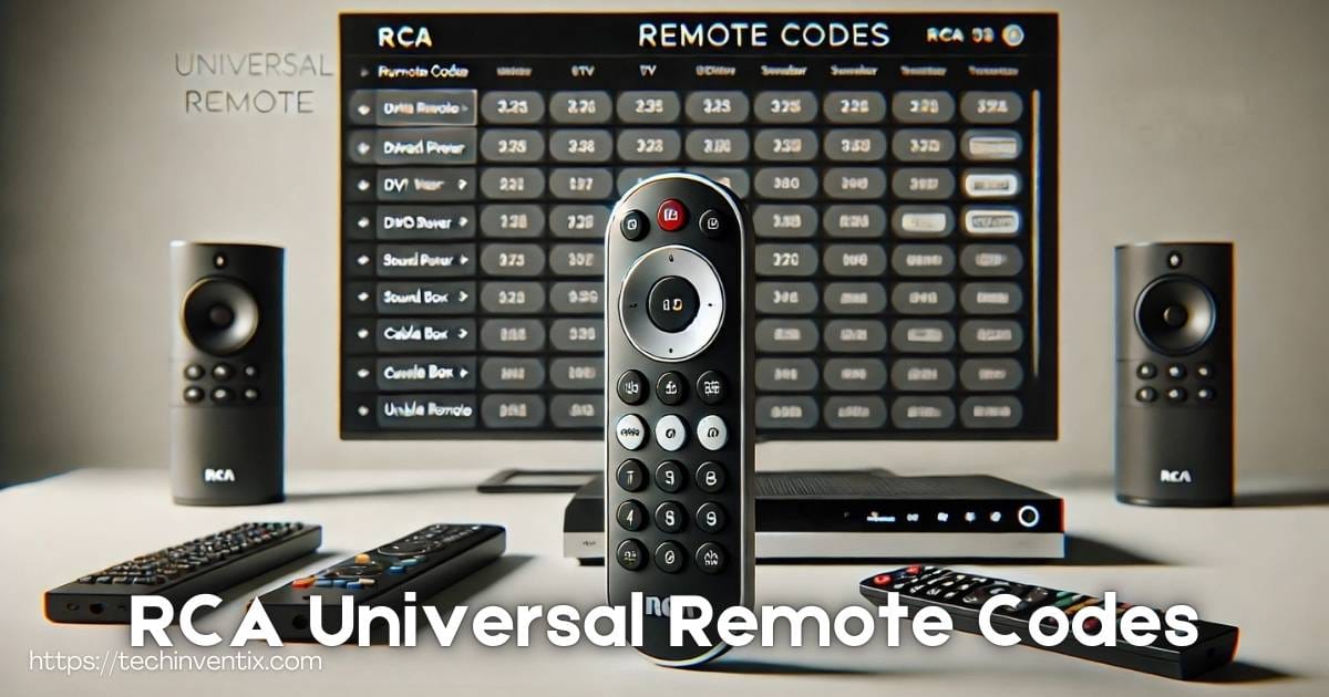 rca universal remote codes